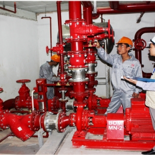 HẠNG MỤC THI CÔNG LẮP ĐẶT PCCC TRUNG TÂM THƯƠNG MẠI SIÊU THỊ MEGA